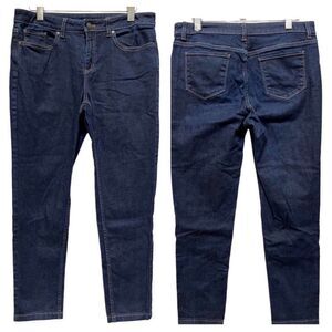 Brooks Brothers Supima Cotton Blend Dark Wash Skinny Jeans Size 10